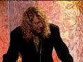 Led Zeppelin accept award Rock and Roll Hall of Fame inductions 1995