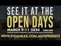 STEAMRAIL GIFTED LOCOMOTIVE S301 BY PACIFIC NATIONAL - 2024 Open Days Locomotive Reveal 1