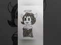 How to draw Alice Angel from Bendy and The Ink Machine | Step by step