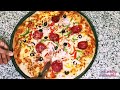 Cheese Burst Pepperoni Pizza |How to make Pepperoni pizza |Fast Food Recipes