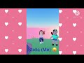 Me and my aunt whose younger than me did this trend.. | Roblox | Pastel Stella