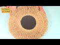 DIY Mirror Work -  with Vegetable and Natural Fibers - 4 Models - Part 1