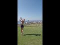 Amazing Golf Swing you need to see | Golf Girl awesome swing | Golf shorts | SAM STOCKTON