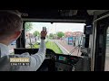 Driving a GTL tram from the depot to Voorburg | 🚊 4K Tram Cabview | 🇳🇱 The Hague | BN GTL8