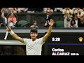 Carlos Alcaraz survives a five set thriller and celebrates in style on Centre Court
