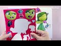 🌈PaperDIY🌈 Inside Out 2 Movie DIY Sticker Book with Anger, Joy, Anxiety, Disgust #insideout