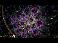 4K Multiverse Travel with Calming Music! 1 Hour Fractals Screensaver! Relaxing Video for Meditation