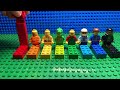Stopmotion - 17 Seconds of Lego Rainbow Minifigures - Thank you (read description for message)