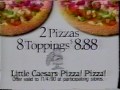 Little Caesars Pizza commercial 1990