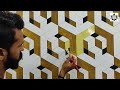 modern 3D wall painting | 3D wall painting for bedroom | interior design