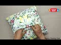 Cushion Cover Cutting and Stitching | DIY | Home Decor | Cushion cover making | Pillow covers