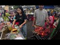 Popular Cambodian street food - Yummy Grilled Beef, Pork, Sausage, Bread & Khmer Cake