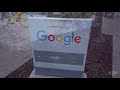 Evening walk in Googleplex Silicon Valley