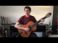 Lágrima -  Francisco Tárrega - Grade 5 ABRSM classical guitar List B:09