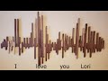 Audio Waveform Wall Art | Making Audio Waves into Visual Art