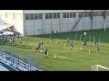 Complete soccer  warm up