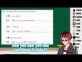 [ENG SUB] Learn Japanese with Kanae and Kuzuha! [Vtuber Boys' School Academic Test #2 Highlights]