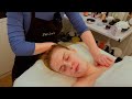 ASMR buccal Facial with ​⁠Gua sha, cupping, high-frequency and LED @relaxldn