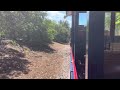 2 trains meet on the Walt Disney World Railroad