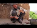 cave dwellers | Most traditional way of cooking Afghani bread by cave dwellers