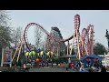 Flashback at Six Flags New England Off Ride Footage 2024