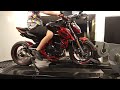 2022 CF Moto 650NK Dyno Test at the Ace Cafe