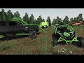 LUXURY CAMPING OFF-ROAD | LIFTED TRUCKS + RZR | FARMING SIMULATOR 2019