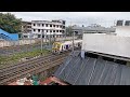 ek sath 2 local train apas me ladke hue 😂🤣 mumbai local train #indianrailways #mumbaitrains