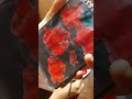 Rose painting with finger🖌️👋
