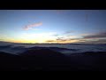 石川県　白山山頂から見た朝日