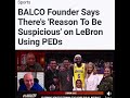 Lebrons PED use is obvious but the commissioner will continue to turn a blind eye for profits