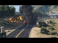 Israeli Secret Weapons Supply Convoy Badly Destroyed by Irani Fighter Jets & Helicopters -GTA5