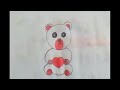 How to draw a Teddy bear drawing.