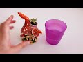 Miniature Mushroom Fairy House - Clay Tutorial with Mini Planter - DIY Idea - No.4