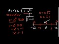 Domain and Range of a Function