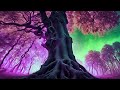 Magical Neon Forest || Relaxing Ambient Music || Amazing Wallpaper for Sleep & Meditation