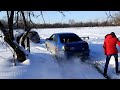 Subaru impreza пробирается на трэк!