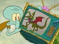 Squidward watches Torrian Hybrids 4Ever on his TV.