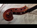 ♪♫ repair of an old French violin Francois Contal