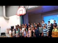 Chloe's graduation singing