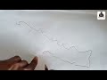 How to draw map of Nepal ? | Part 3 : Pencil outline map of Nepal | Easy Map Work of Nepal 🇳🇵
