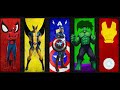 TEBAK GAMBAR TOP SUPERHERO  AVENGERS, MARVEL, SPIDER MAN, IRON MAN, HULK, VENOM, CAPTAIN AMERICA