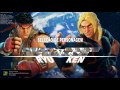 Gameplay Street Fighter V Beta - Rachid e Necalli