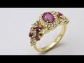 custom pink sapphire jewelry - gold jewelry making