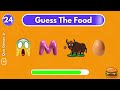 Guess the Food by Emoji 🤤 Emoji Quiz - Easy Medium Hard | Quiz Games Jr
