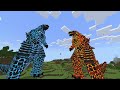 I Found SUPERCHARGED GODZILLA vs THERMONUCLEAR GODZILLA in Minecraft Pocket Edition...