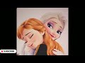 Drawing Anna and Elsa - Frozen [Drawing Illustrations]