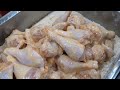 Korean traditional market street food! Chicken, Dakgangjung - TOP 4 / Korean Street food