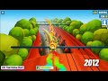Evolution of Subway Surfers Classic Map (2012 - 2024)
