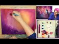 Hummingbird and Wisteria 🌟🎨 How to paint acrylics for beginners: Paint Night at Home